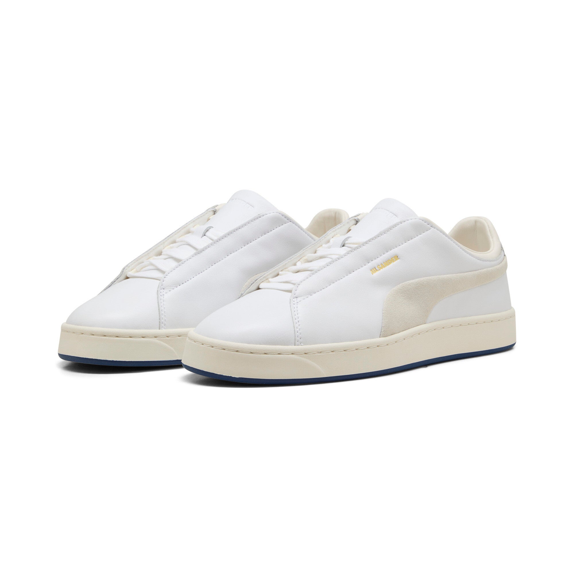 白いPUMA×JIL SANDER SUEDE