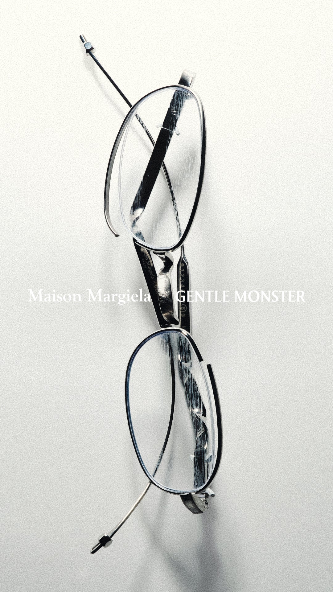 Gentle MonsterとMaison Margiela第4弾コラボレーションの公式ティーザービジュアル