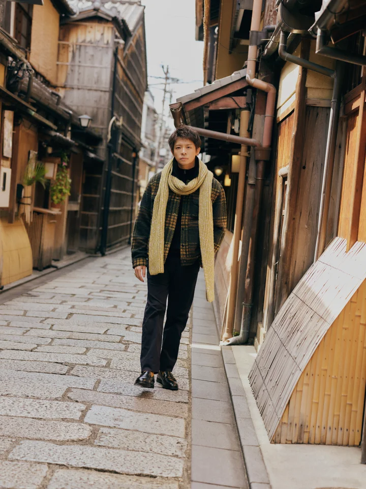 岸優太さんと冬の京都へ。バナナ・リパブリックで楽しむ、ぬくもりのある旅支度 写真6